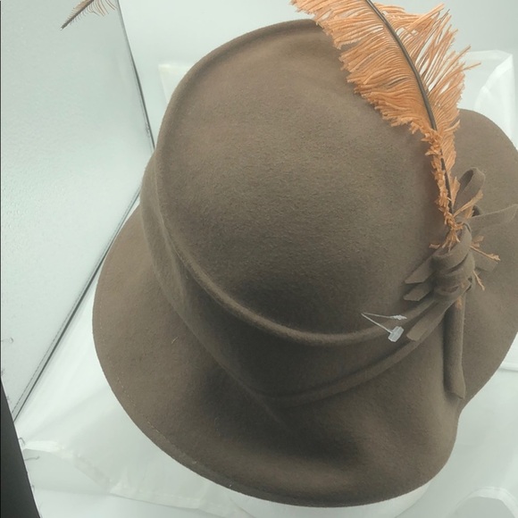 Doeskin Felt Wool Hat Vintage Junior Seasons - Picture 4 of 7